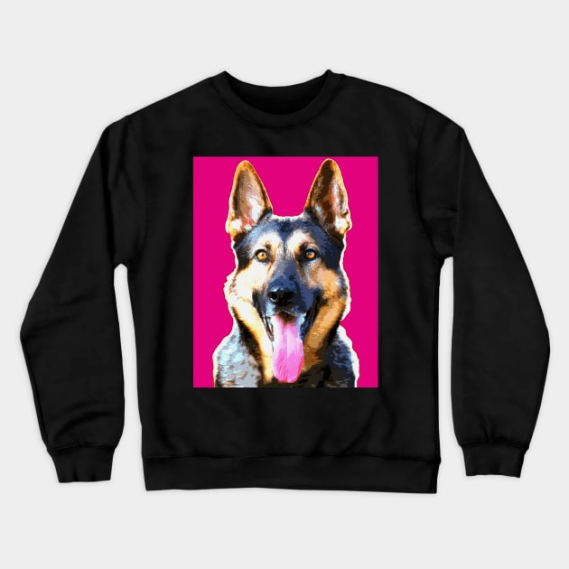 german shepherd Crewneck Sweatshirt by oryan80